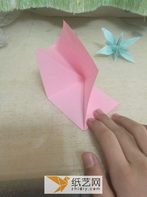 折纸 花～ 第4步
