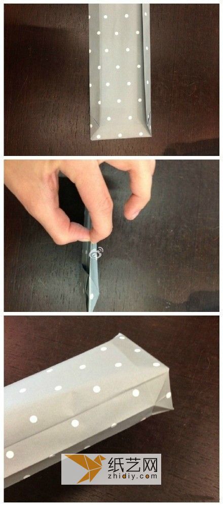 DIY漂亮的小纸袋 第5步