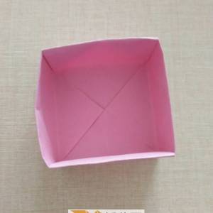 非常好制作的折纸收纳盒 简单的折纸盒子教程