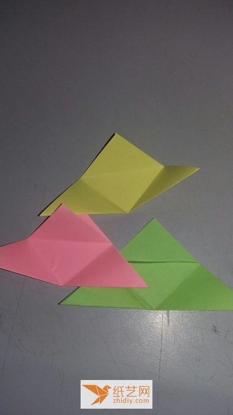 三角形收纳盒 第6步