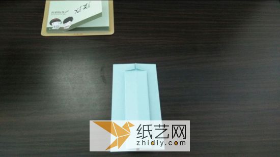 心形筷子袋/筷子套折纸教程 第5步