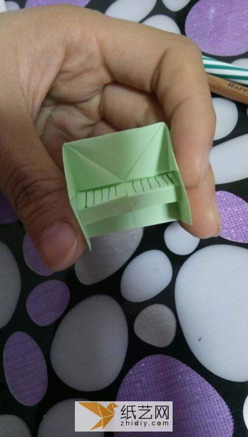 手工折纸～钢琴 第8步