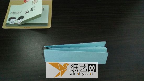 心形筷子袋/筷子套折纸教程 第7步