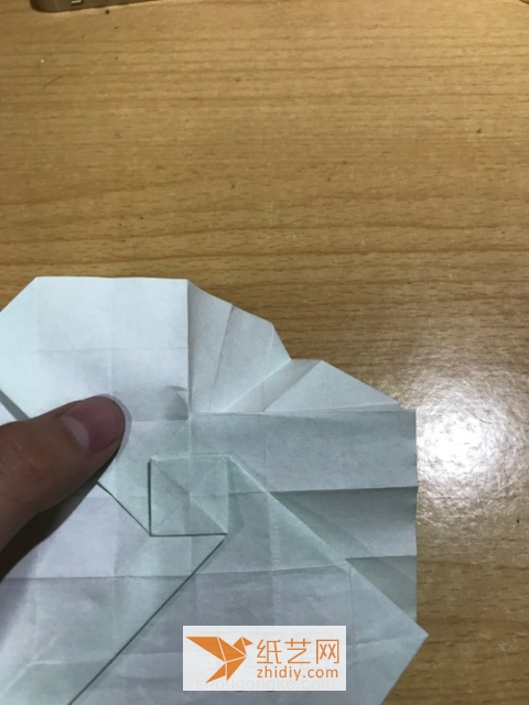 折り紙-折纸•玫瑰II 第21步