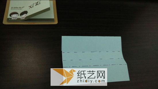 心形筷子袋/筷子套折纸教程 第3步