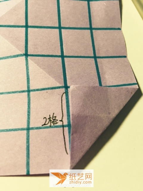 折纸川崎玫瑰 第3步