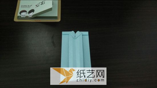 心形筷子袋/筷子套折纸教程 第12步