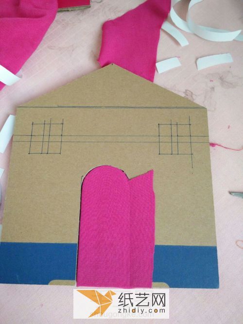 纸板DIY小房子 第6步