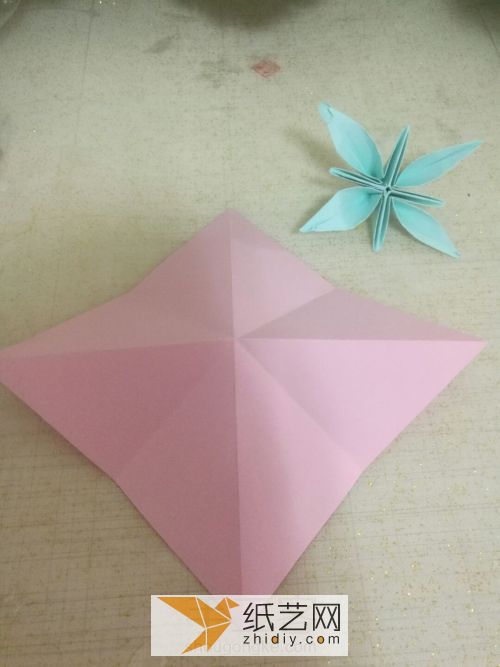 折纸 花～ 第3步
