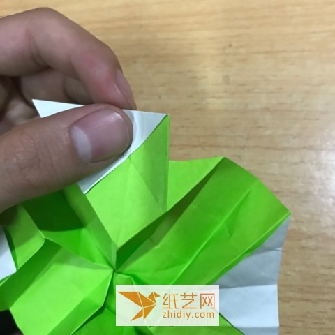 折り紙-折纸•玫瑰II 第29步