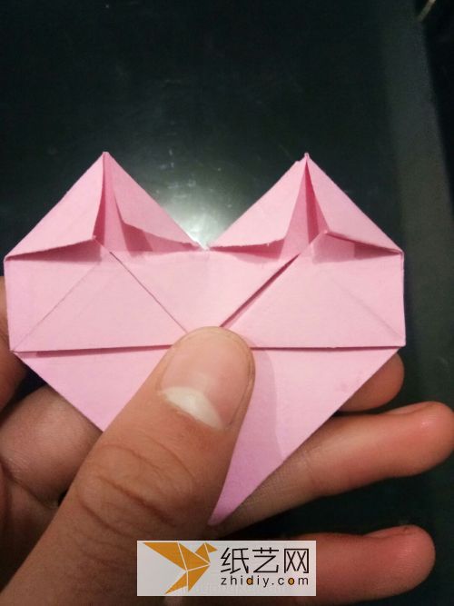 简单的爱心折纸 第20步