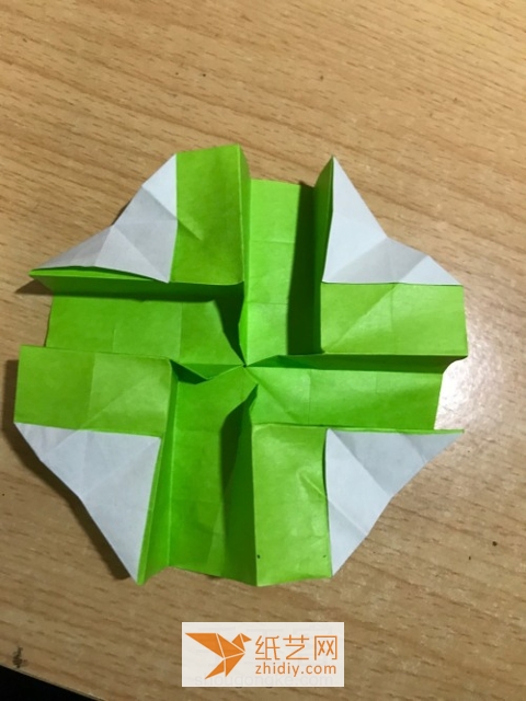 折り紙-折纸•玫瑰II 第24步
