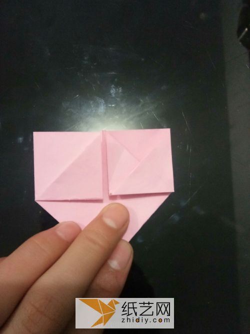 简单的爱心折纸 第9步