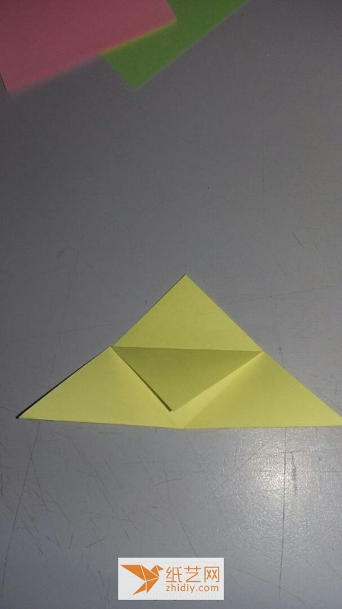 三角形收纳盒 第5步