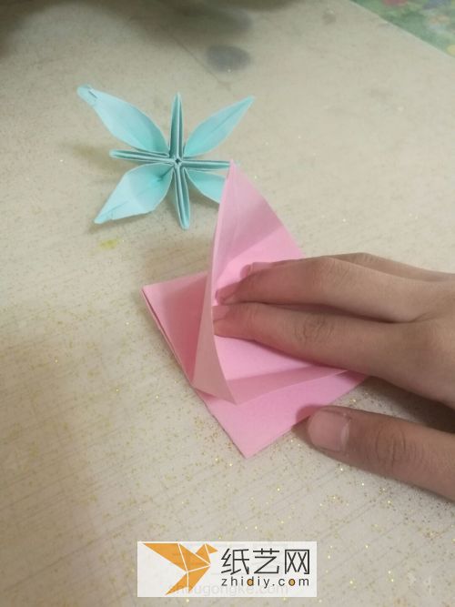 折纸 花～ 第10步