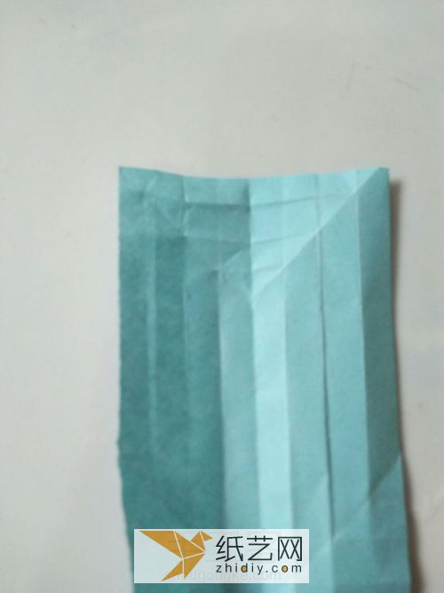 立体折纸小草的图解教程 手工创意春之折纸制