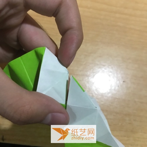 折り紙-折纸•玫瑰II 第35步