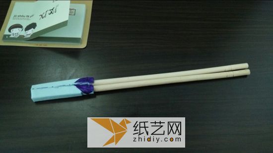 心形筷子袋/筷子套折纸教程 第17步