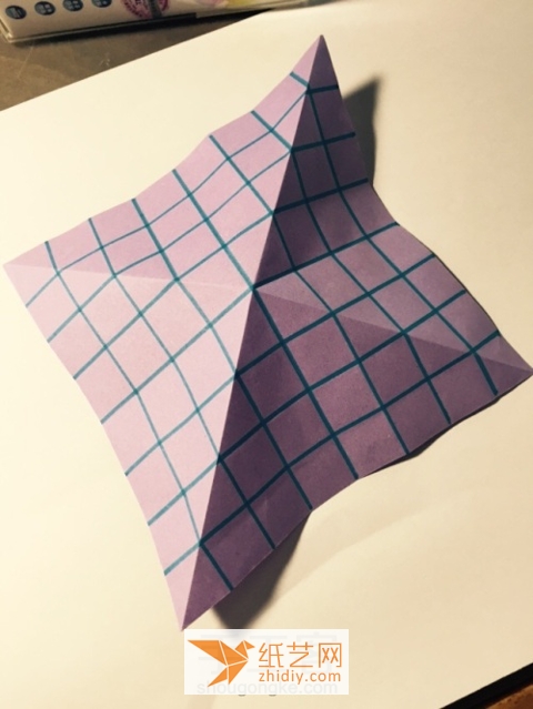 折纸川崎玫瑰 第2步