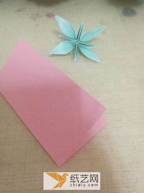 折纸 花～ 第2步