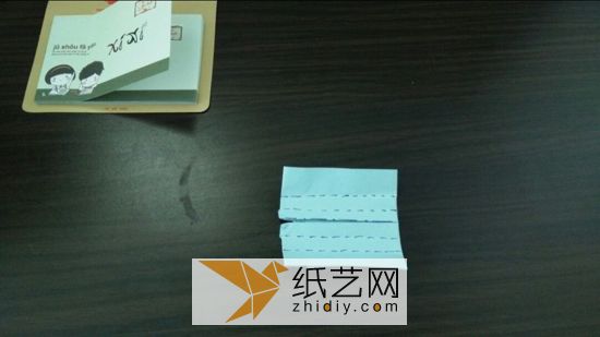 心形筷子袋/筷子套折纸教程 第15步