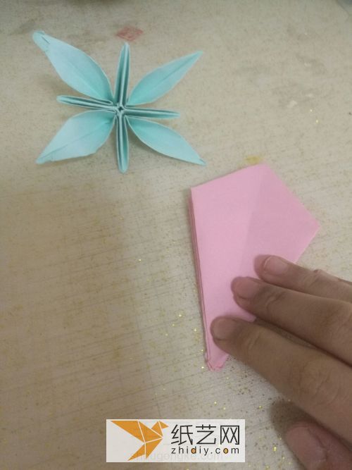 折纸 花～ 第18步