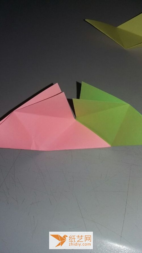 三角形收纳盒 第8步