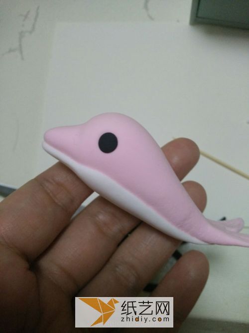 手工粘土海豚的制作教程 卡通小动物用粘土来