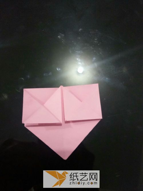 简单的爱心折纸 第10步
