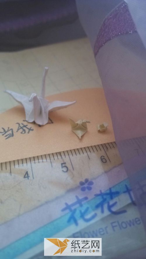 微型千纸鹤 第1步