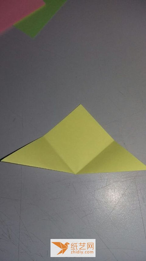 三角形收纳盒 第4步