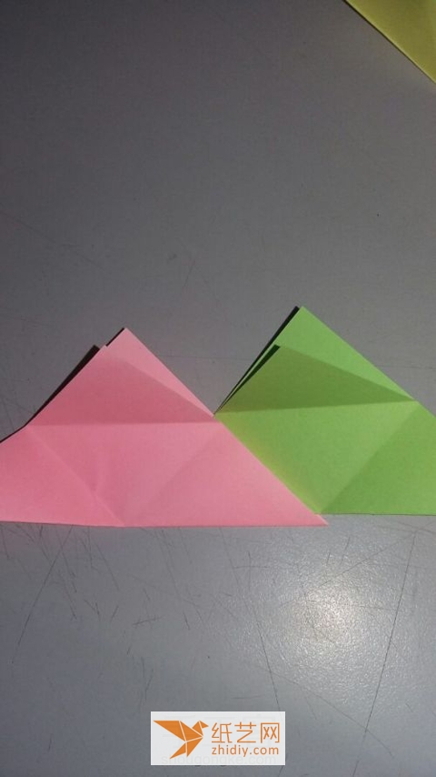 三角形收纳盒 第7步