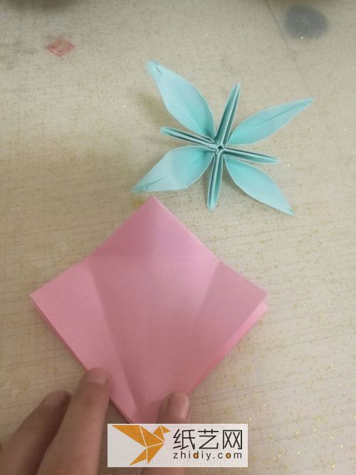折纸 花～ 第8步