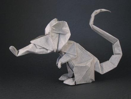 折纸老鼠的折纸图解教程手把手教你制作逼真的折纸老鼠