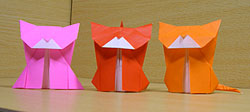 折纸小猫制作教程