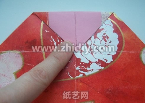 情人节|春节必备折纸礼盒制作教程制作过程中第十一步