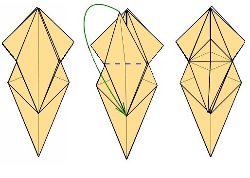 折纸的示意图对于许多地方的制作非常重要