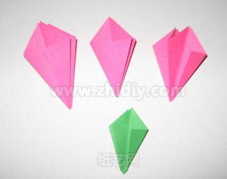 折纸钻石形对于一般的折纸也很有作用