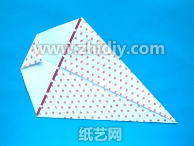 简单手工折纸雨伞/阳伞教程制作过程中的第五步