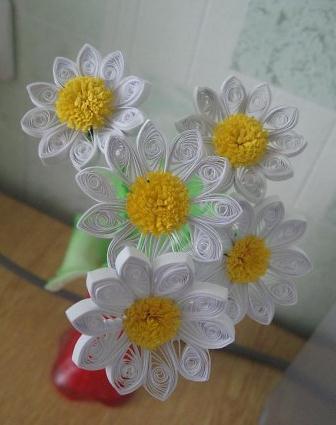立体衍纸菊花的制作图解教程手把手教你制作漂亮的立体衍纸菊花