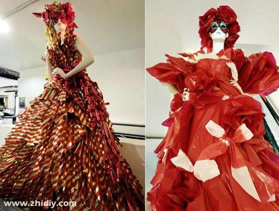 纸世界的公主：Zoe Bradley创造的神奇纸裙