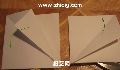 情侣/婚宴请帖信封纸艺教程制作过程中的第五步