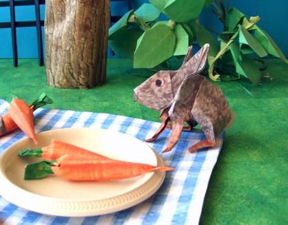 折纸兔子的折纸大全图解教程教你漂亮的折纸兔子制作