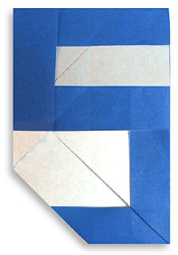 折纸数字5手工折纸图解教程折纸效果图
