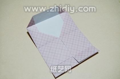 春节贺卡信封和红包手工自制图解折纸教程制作过程中的第十步