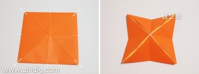 基本的折叠方式，更多折纸参考：http://www.zhidiy.com