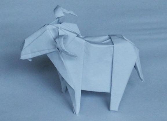 手工折纸山羊折纸图谱教程—Ching-Yu Hung