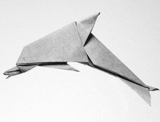 海豚手工折纸图谱教程—David Brill