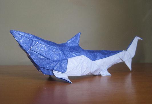 大白鲨手工折纸图谱教程—Joseph Wu