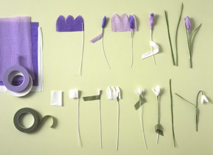 纸艺雪花莲手工折纸花教程基本的流程和制作方法